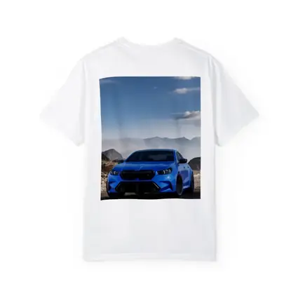 BMW M5 Blue Widebody Mountain Road Art