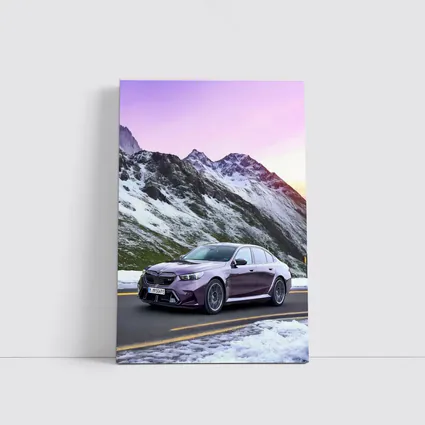 BMW M5 2025 Purple Mountain Alpine Drive