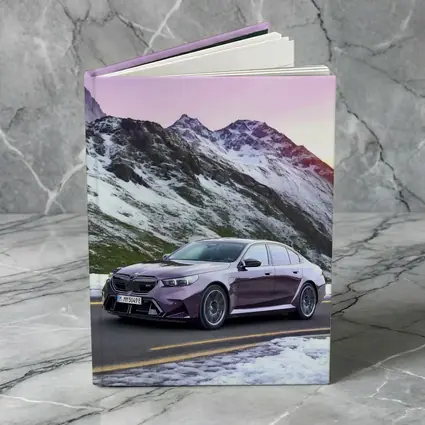 BMW M5 2025 Purple Mountain Alpine Drive