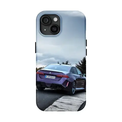 BMW M5 Purple Rear View Track