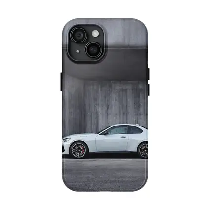 BMW M2 Series Coupe Concrete Wall Background