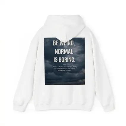 Be Weird Normal Is Boring Quote Art