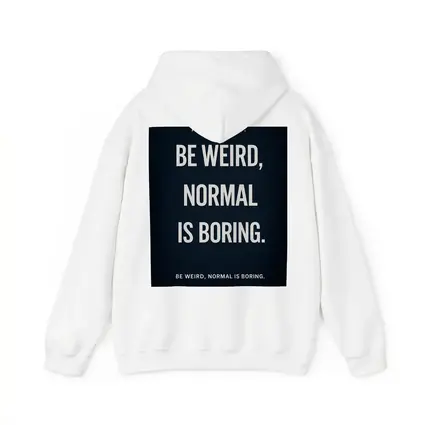 Be Weird Normal Is Boring Dark Quote