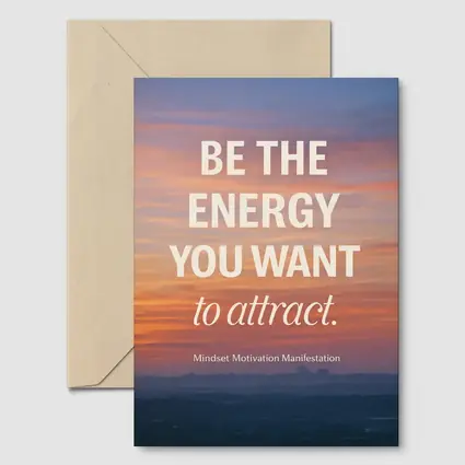 Be The Energy You Want To Attract