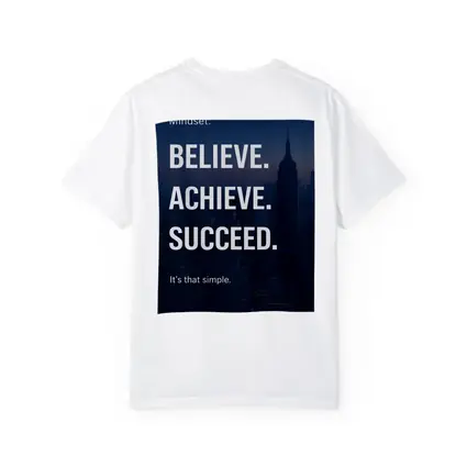 Believe Achieve Succeed Mindset City Night