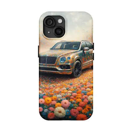 Bentley Bentayga Floral Impressionism Art Print
