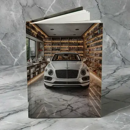 Bentley Bentayga White Luxury Showroom Interior