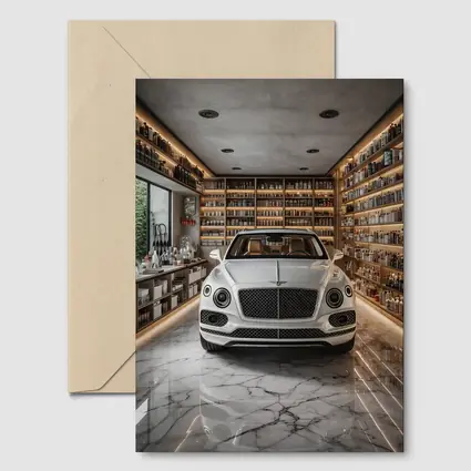 Bentley Bentayga White Luxury Showroom Interior
