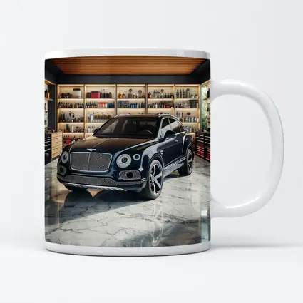 Bentley Bentayga Parked Inside Luxury Garage