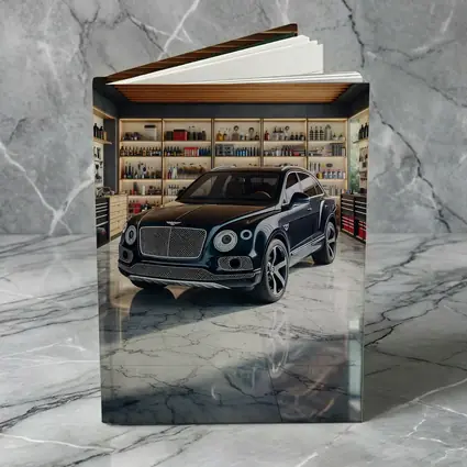 Bentley Bentayga Parked Inside Luxury Garage