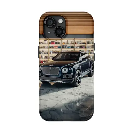 Bentley Bentayga Parked Inside Luxury Garage