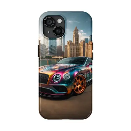 Bentley Continental GT Custom Wrap City Skyline