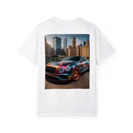 Bentley Continental GT Custom Wrap City Skyline