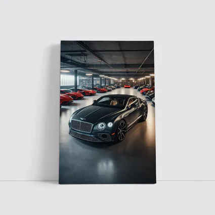 Bentley Continental GT Dark Luxury Car Garage