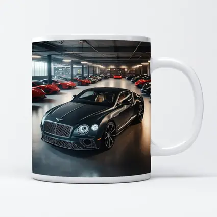 Bentley Continental GT Dark Luxury Car Garage