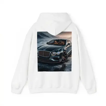 Bentley Flying Spur Dark Green Icy Landscape