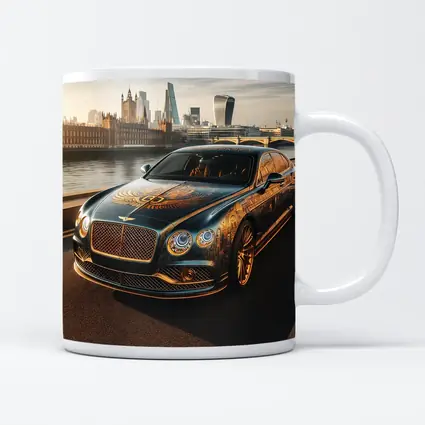 Bentley Flying Spur Gold Art London
