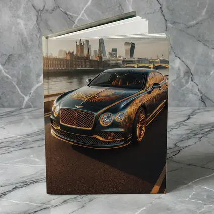 Bentley Flying Spur Gold Art London