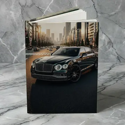Bentley Flying Spur Black Tokyo City Street