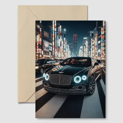 Bentley Flying Spur Tokyo City Night
