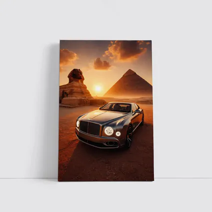 Bentley Mulsanne Egypt Pyramids Sphinx Sunset