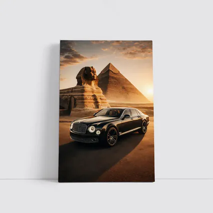 Bentley Mulsanne Black Egypt Pyramids Sphinx