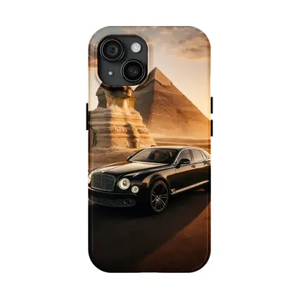 Bentley Mulsanne Black Egypt Pyramids Sphinx