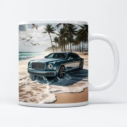 Bentley Mulsanne Blue Luxury Car Beach