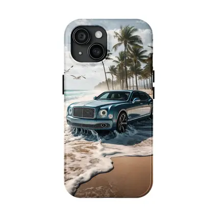 Bentley Mulsanne Blue Luxury Car Beach