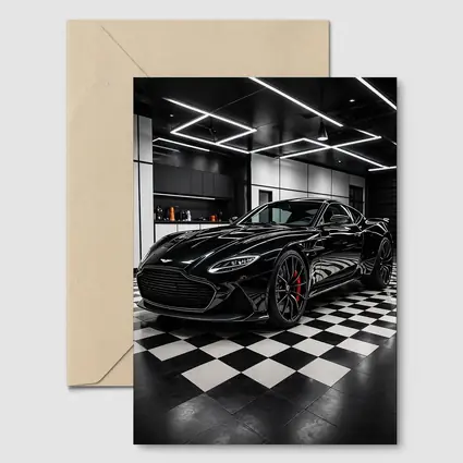 Aston Martin DBS Superleggera Black Garage