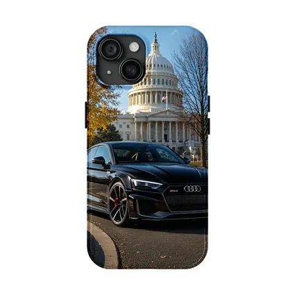 Black Audi RS5 At US Capitol
