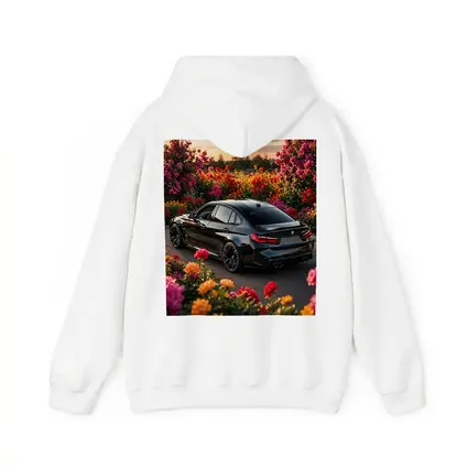 Black BMW M3 Surrounded By Colorful Flowers