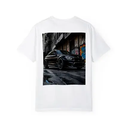 Black BMW M6 Parked in Urban Alley