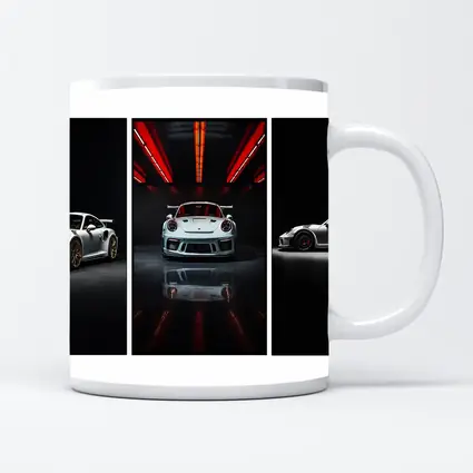 Porsche 911 GT3 RS Dark Studio Triptych
