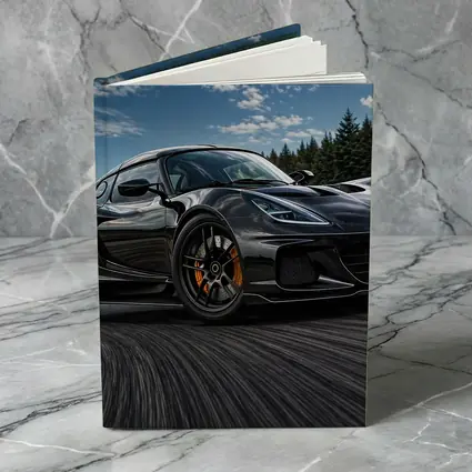 Black Lotus Emira Drifting On Track