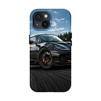 Black Lotus Emira Drifting On Track