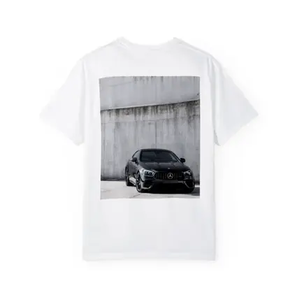 Black Mercedes AMG E Class Mountain Background