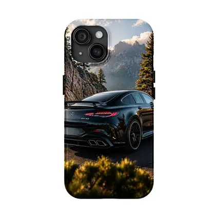 Mercedes AMG GT Black Mountain Road Shot