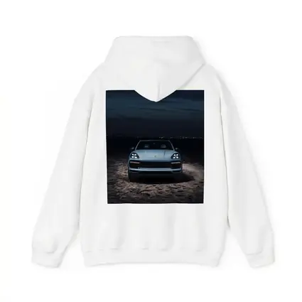 Porsche Cayenne Front View Night Desert