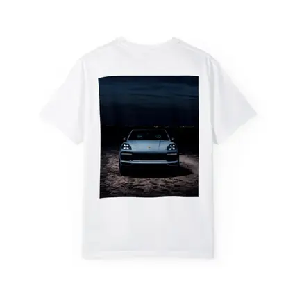 Porsche Cayenne Front View Night Desert