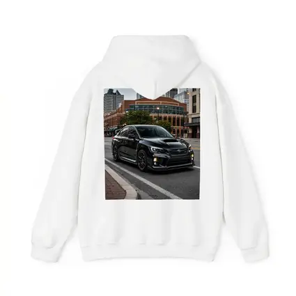 Black Subaru WRX STI Downtown City Street