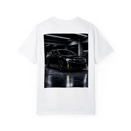 Black Subaru WRX STI Dark Garage