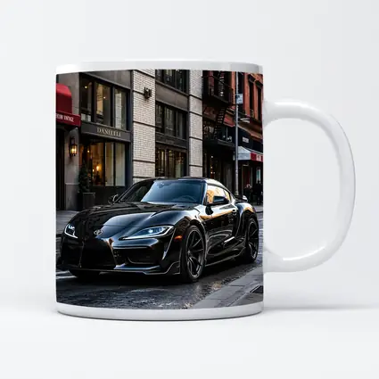 Black Toyota GR Supra NYC Street