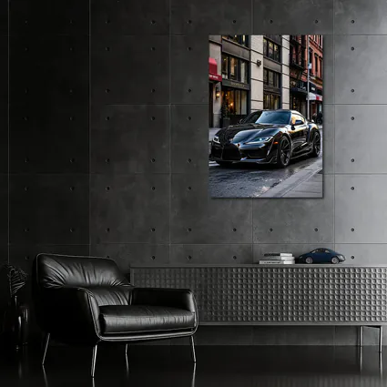 Black Toyota GR Supra NYC Street