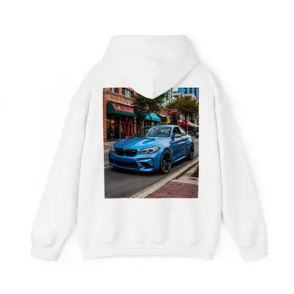 BMW M2 Blue Coupe City Street