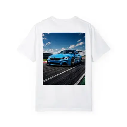 BMW M3 Blue Race Track Speed Art