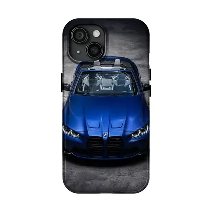 BMW M4 Convertible Blue Studio Shot
