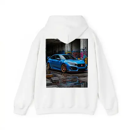 Honda Civic Type R Blue Urban Setting