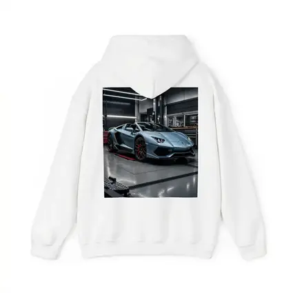 Lamborghini Aventador Silver Inside Dark Garage