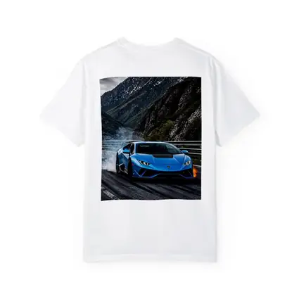 Lamborghini Huracan Blue Mountain Road Drift